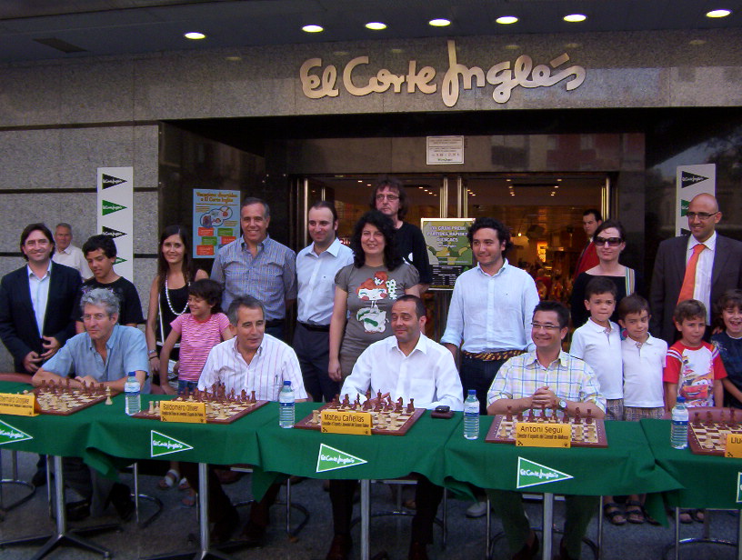 sonrisas antes de empezar las partidas.
