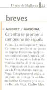 Diario de Mallorca 3/VIII - Mónica , campeona de España 2009