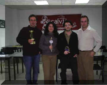 Los tres primeros clasificados