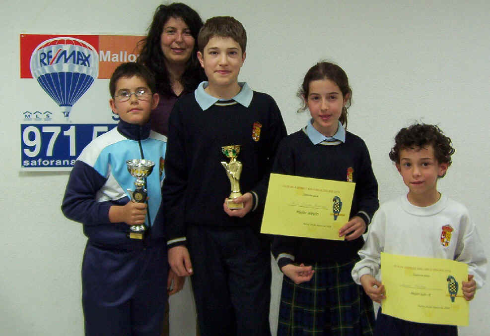 Carlos, Aina, Tom�s y Jaume , ganadores del Masnou