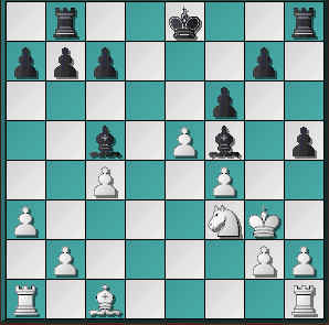 1...h4 2.Ch4 Th4!  -+ ( si 3 Rh4 Af2 4.g3 Rf7! -+)